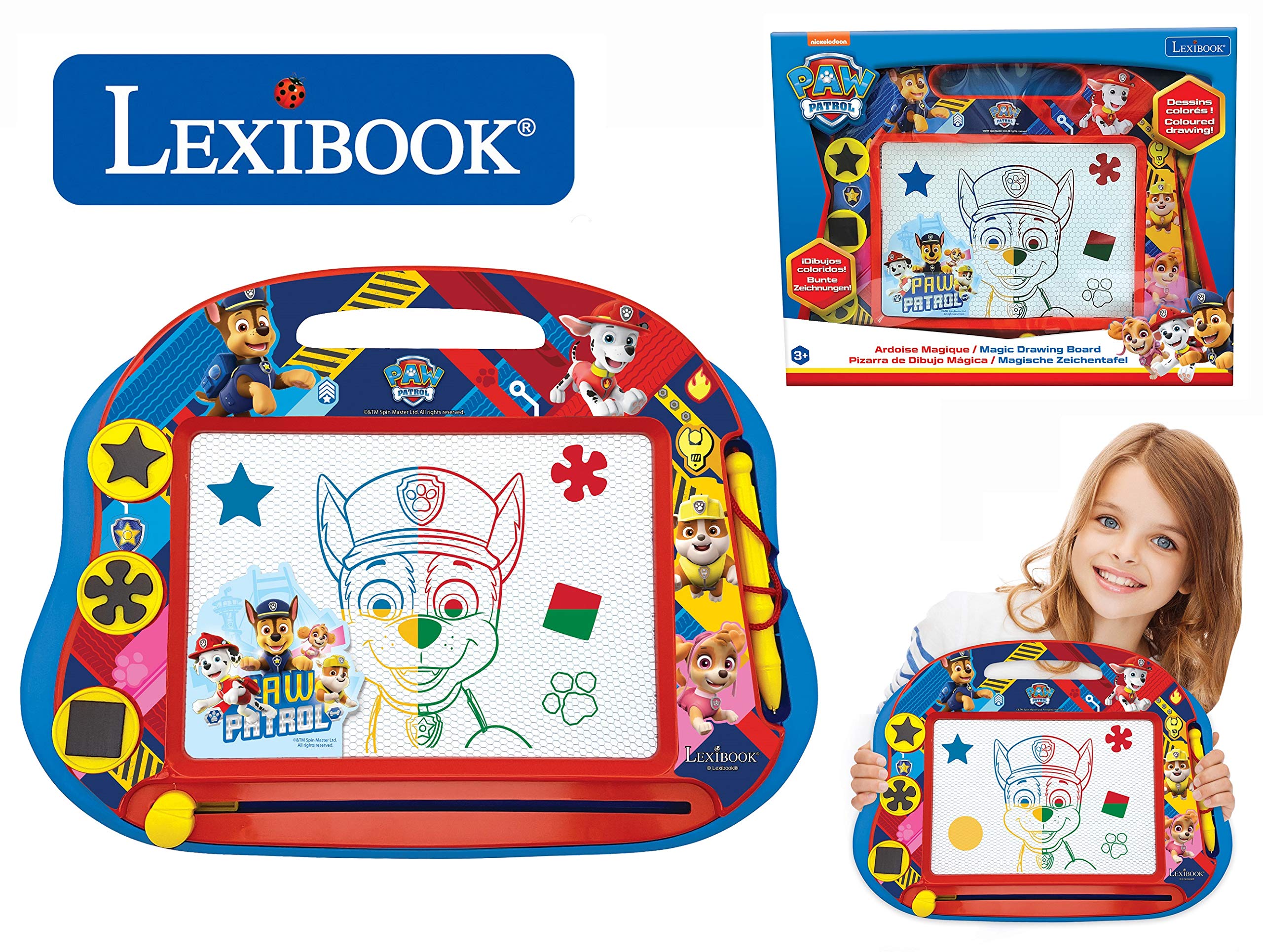 Lexibook Paw Patrol CRPA550 lavagna magica rosso blu