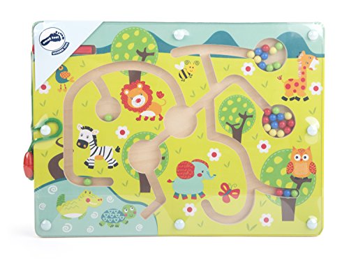 smallfoot Labirinto Magnetico 10729 Animali della Savana gioco legno