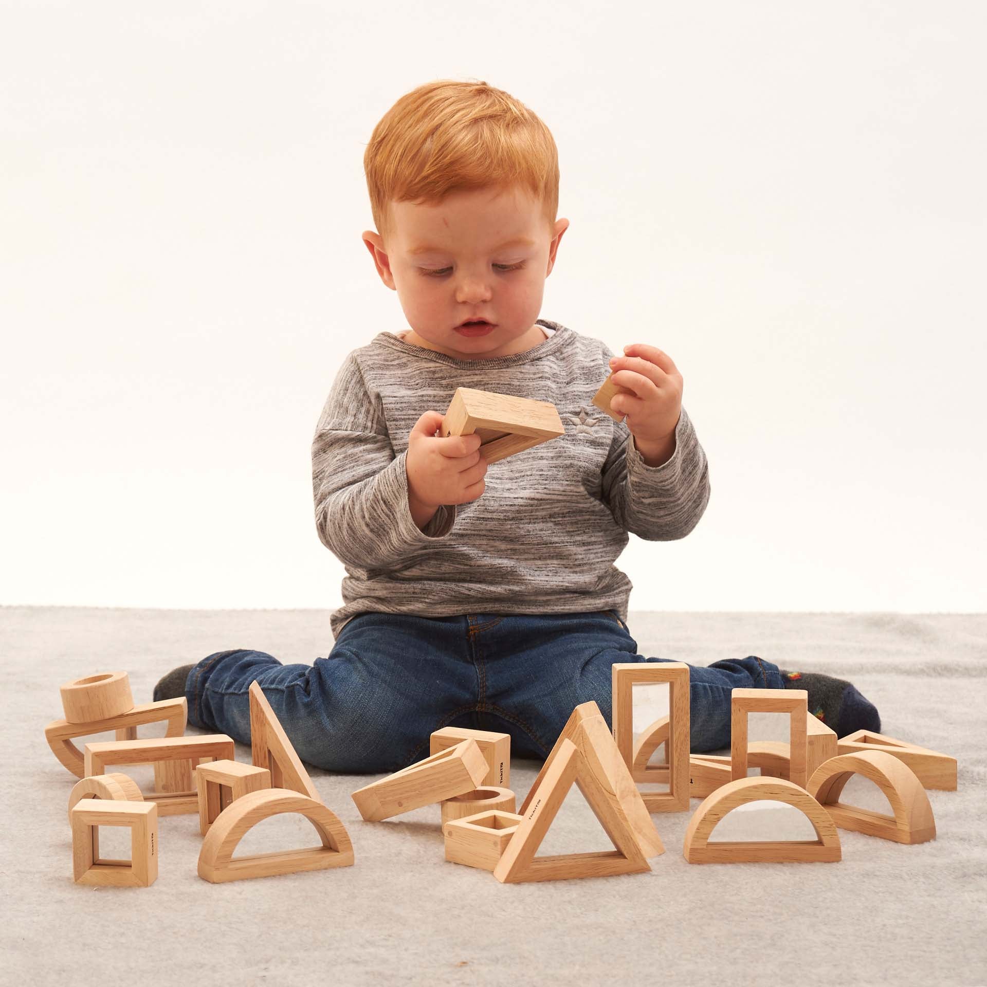 Tickit Rainbow Blocks Mirror Blocks Bundle costruzioni 48 pezzi