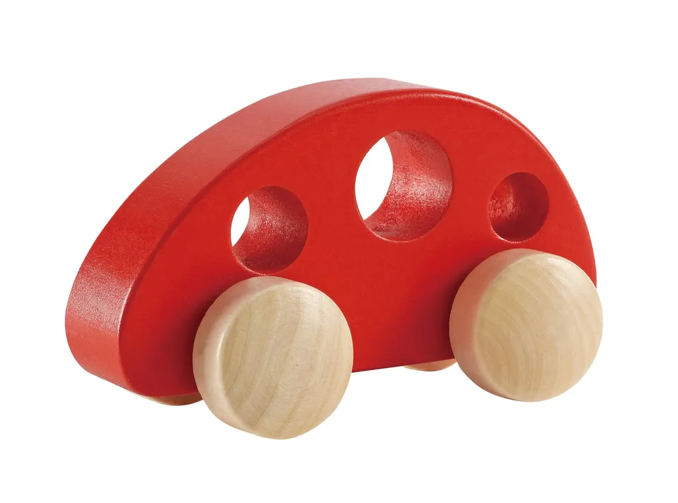 Hape E0052 Mini Furgone Auto Legno Rosso