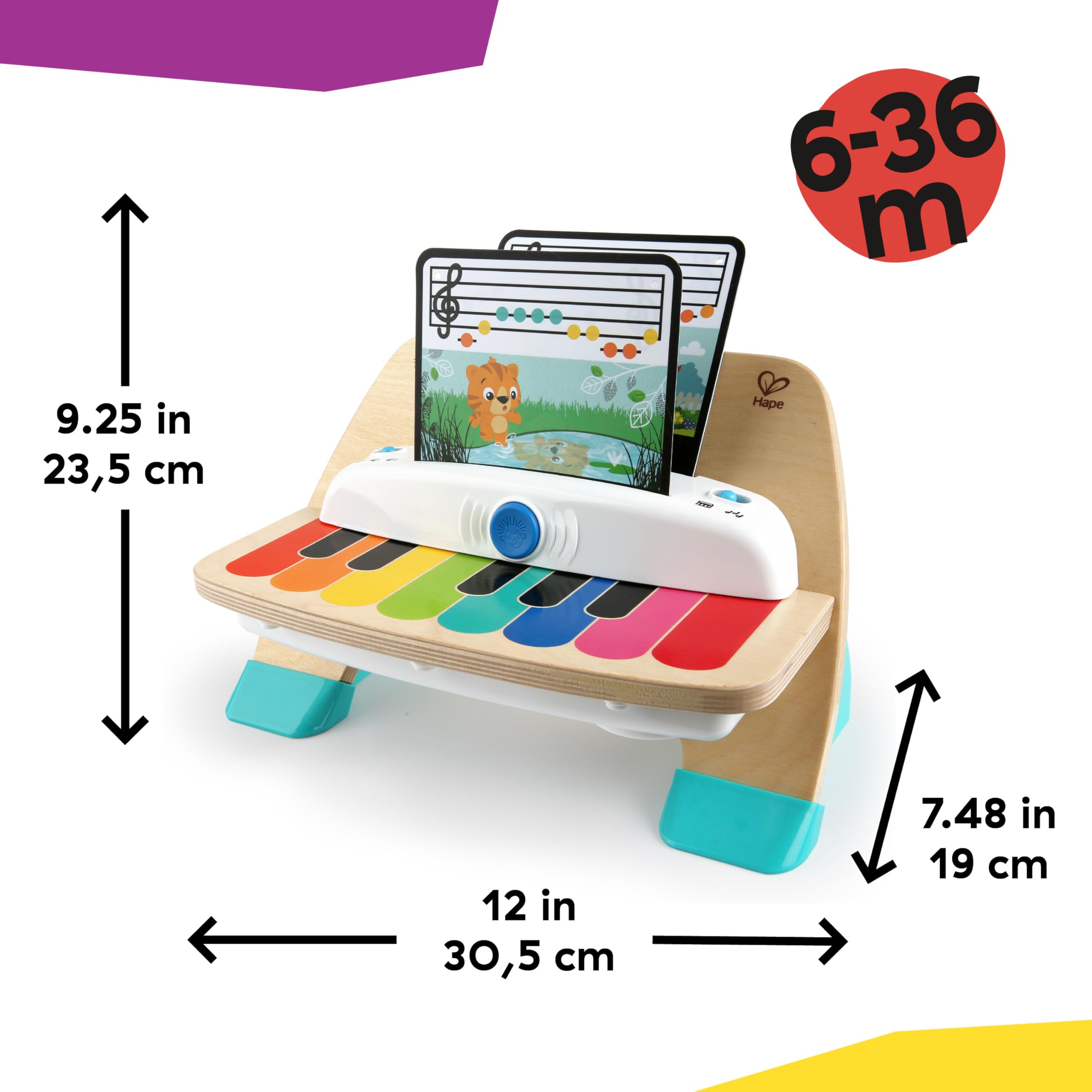 Baby Einstein Magic Touch pianoforte legno 6 mesi