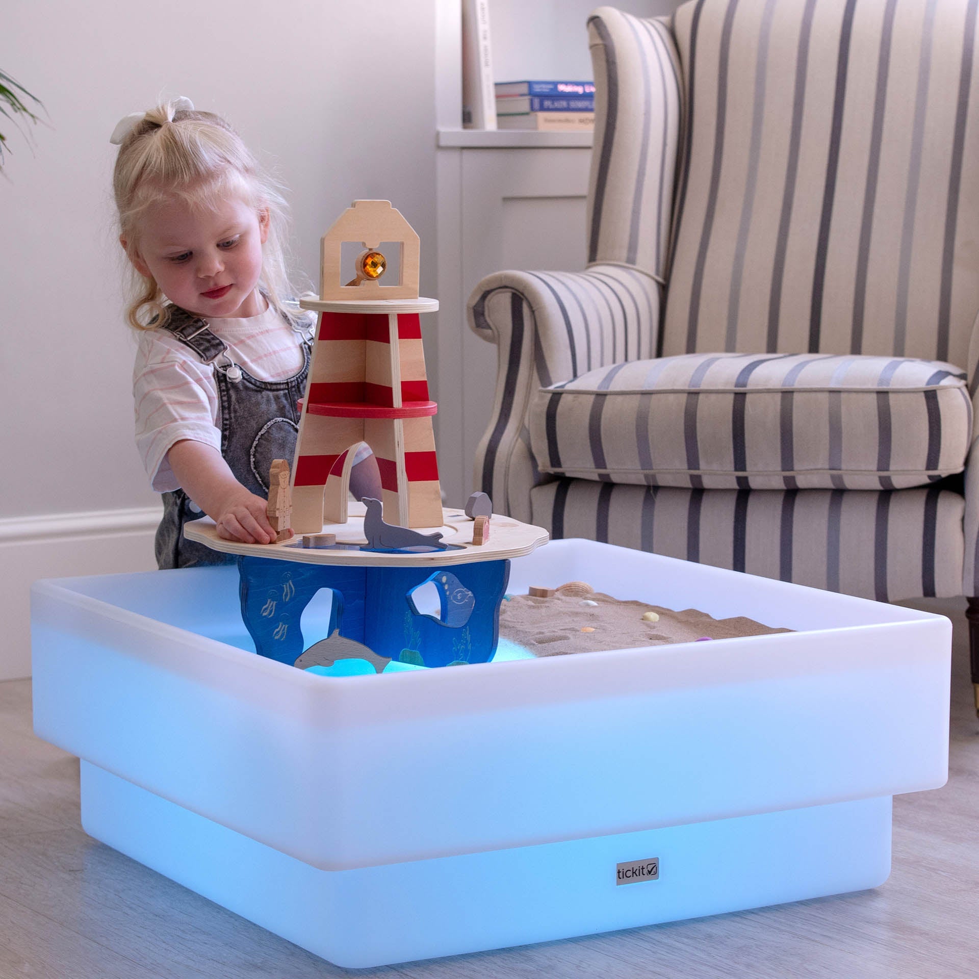 Tickit Lighthouse Island playset legno faro 9 pezzi