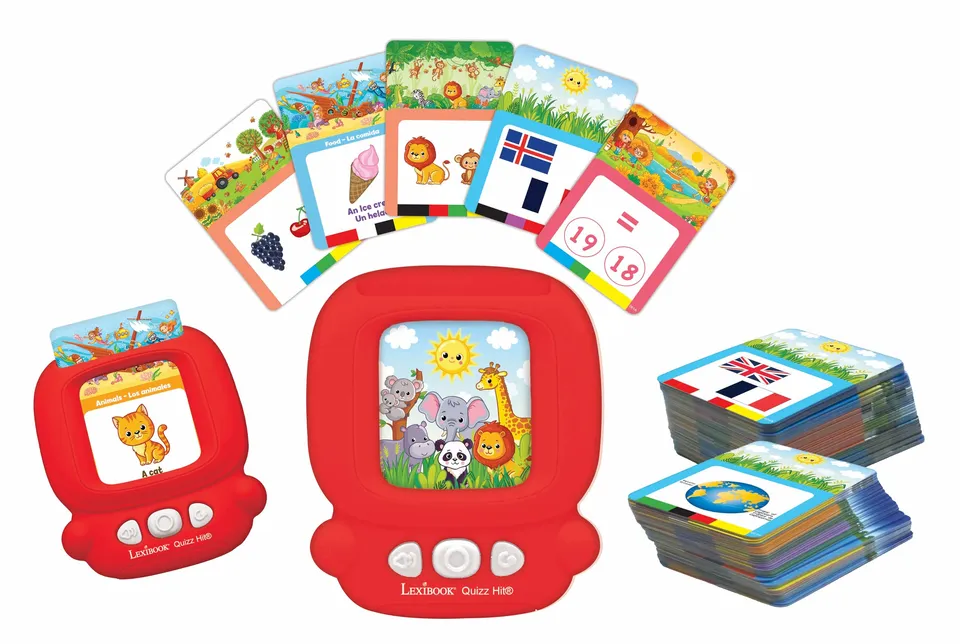 Lexibook JCR10i2 lettore flashcard bilingue rosso