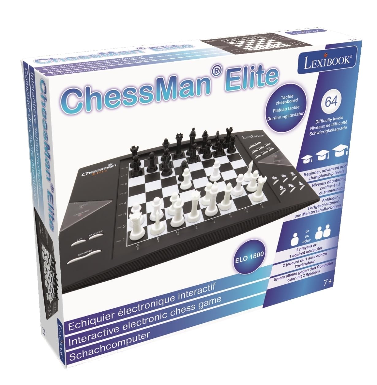Lexibook Chessman Elite CG1300 scacchiera elettronica 64 livelli