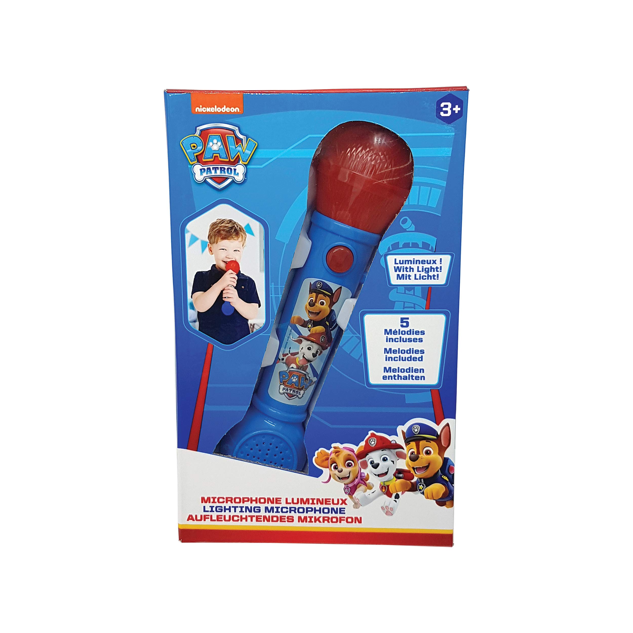 Lexibook Paw Patrol MIC80PA microfono luminoso bimbi