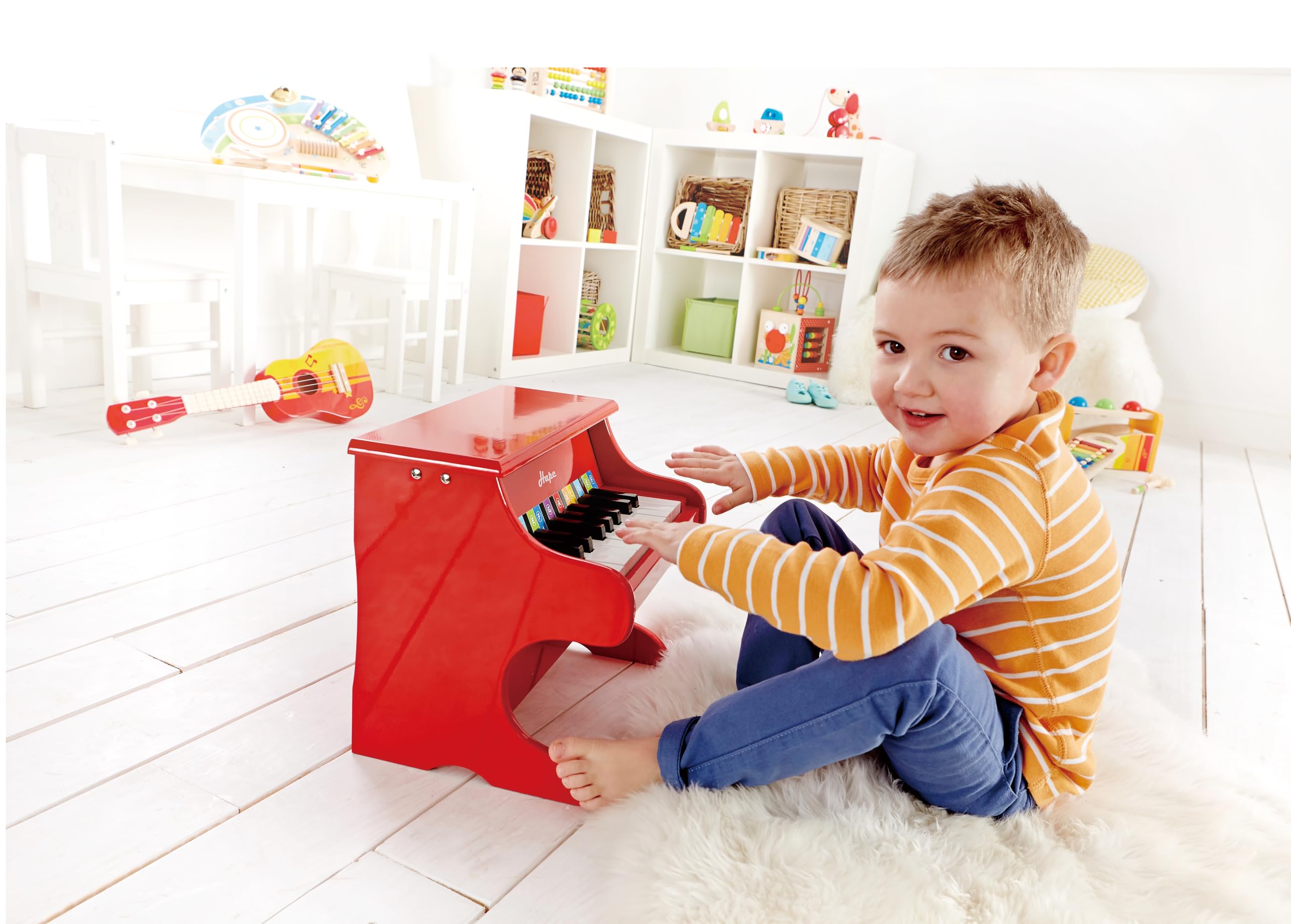 Hape Piano Divertente E0318 pianoforte bambini 18 tasti