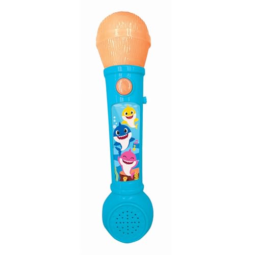 Lexibook Baby Shark MIC80BSLXB microfono luminoso blu/arancio