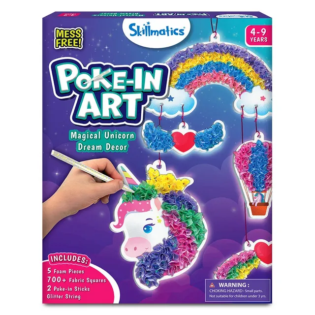 Skillmatics Poke-in Art Unicorno decorazione mosaico bimbi
