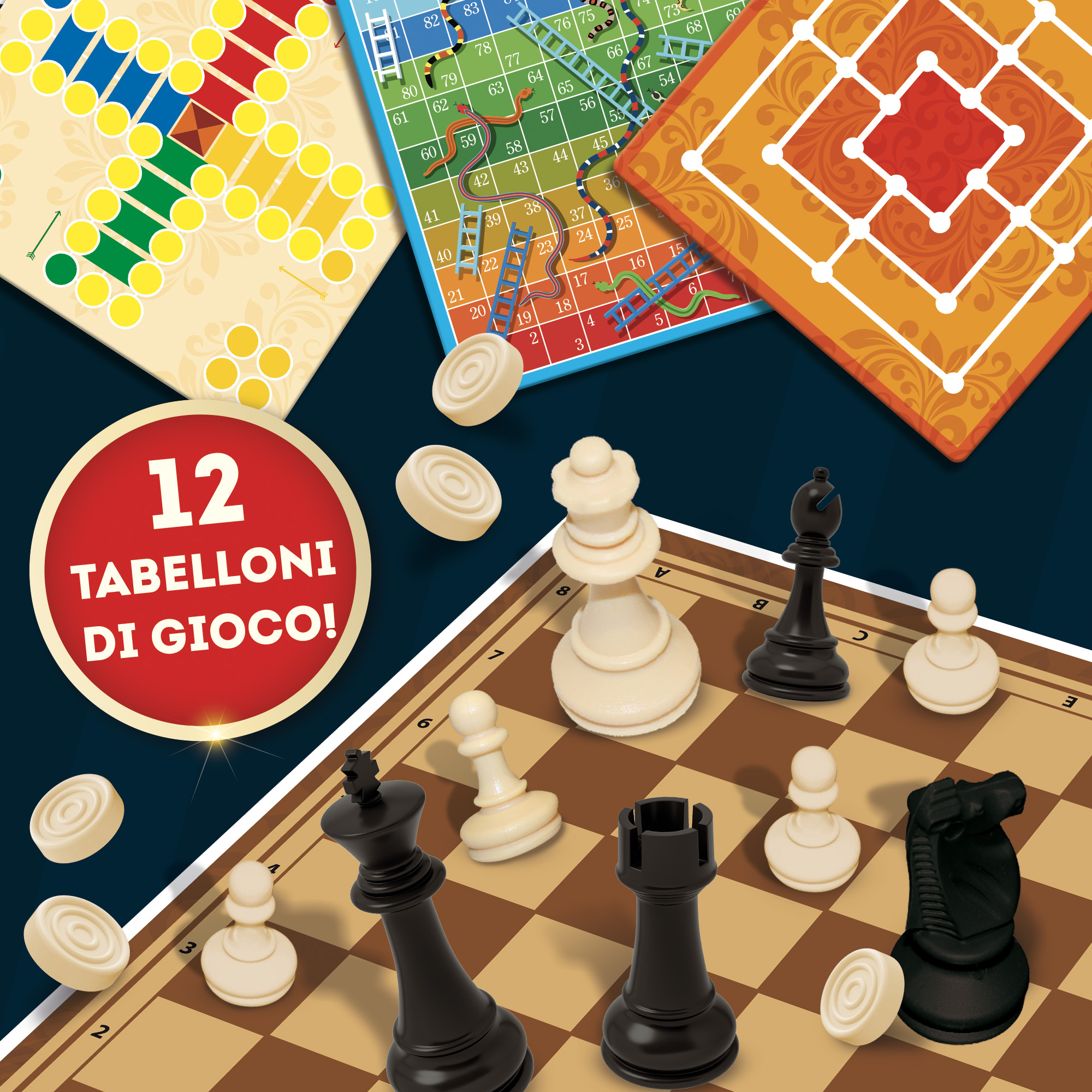 Lisciani Ludoteca Giochi Riuniti 100+ scatola famiglia