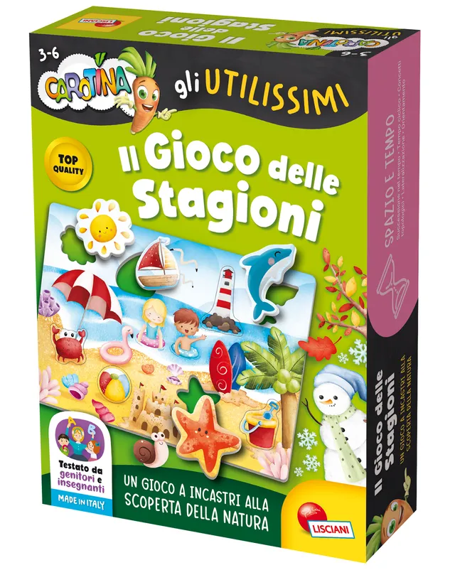 Carotina Gli Utilissimi Stagioni gioco educativo 4 stagioni