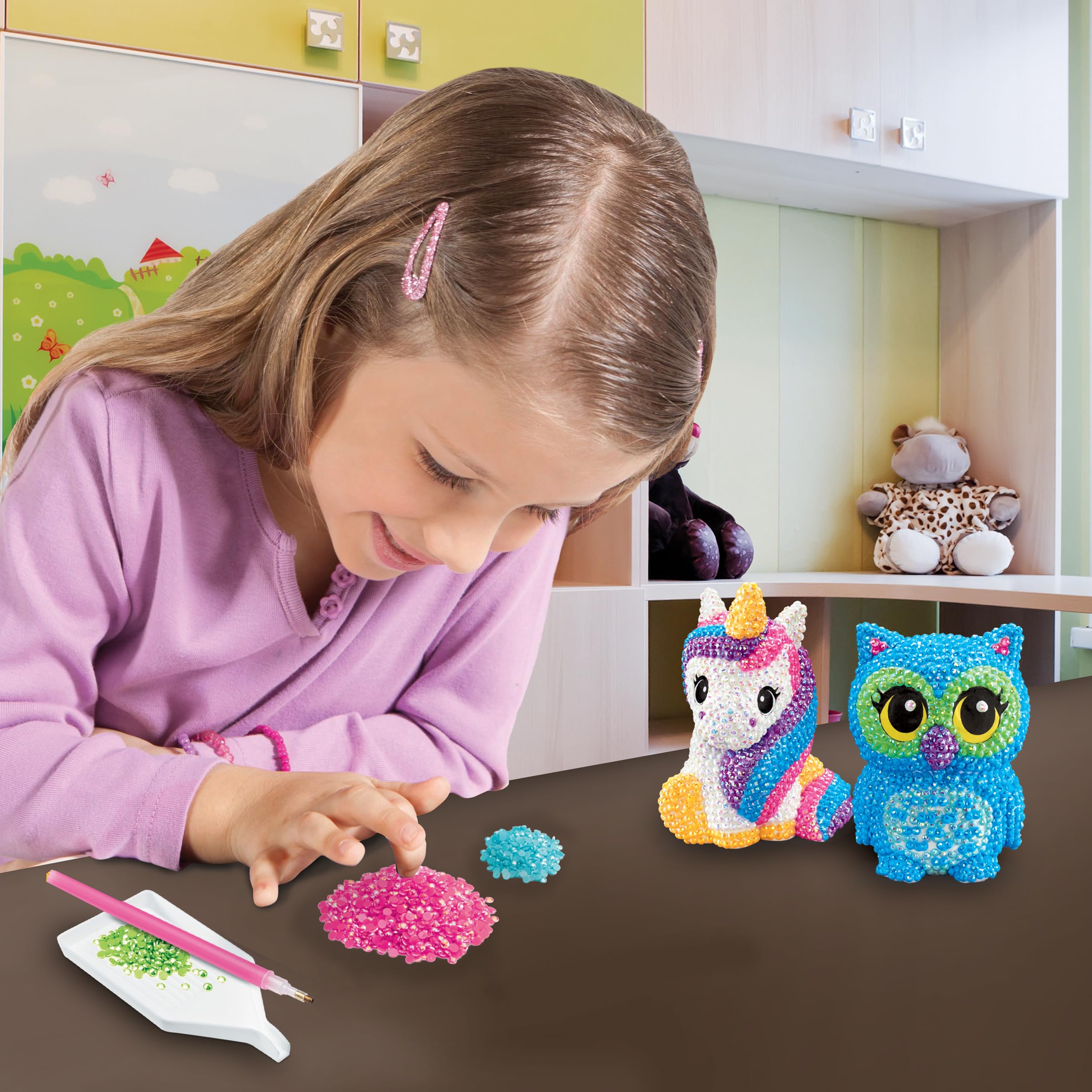 Lexibook CRSS4 kit figurine 3D pietre preziose