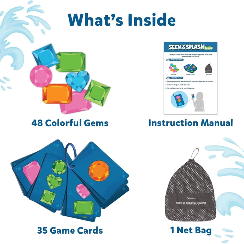 Skillmatics Seek Splash Junior gioco acqua cerca e trova