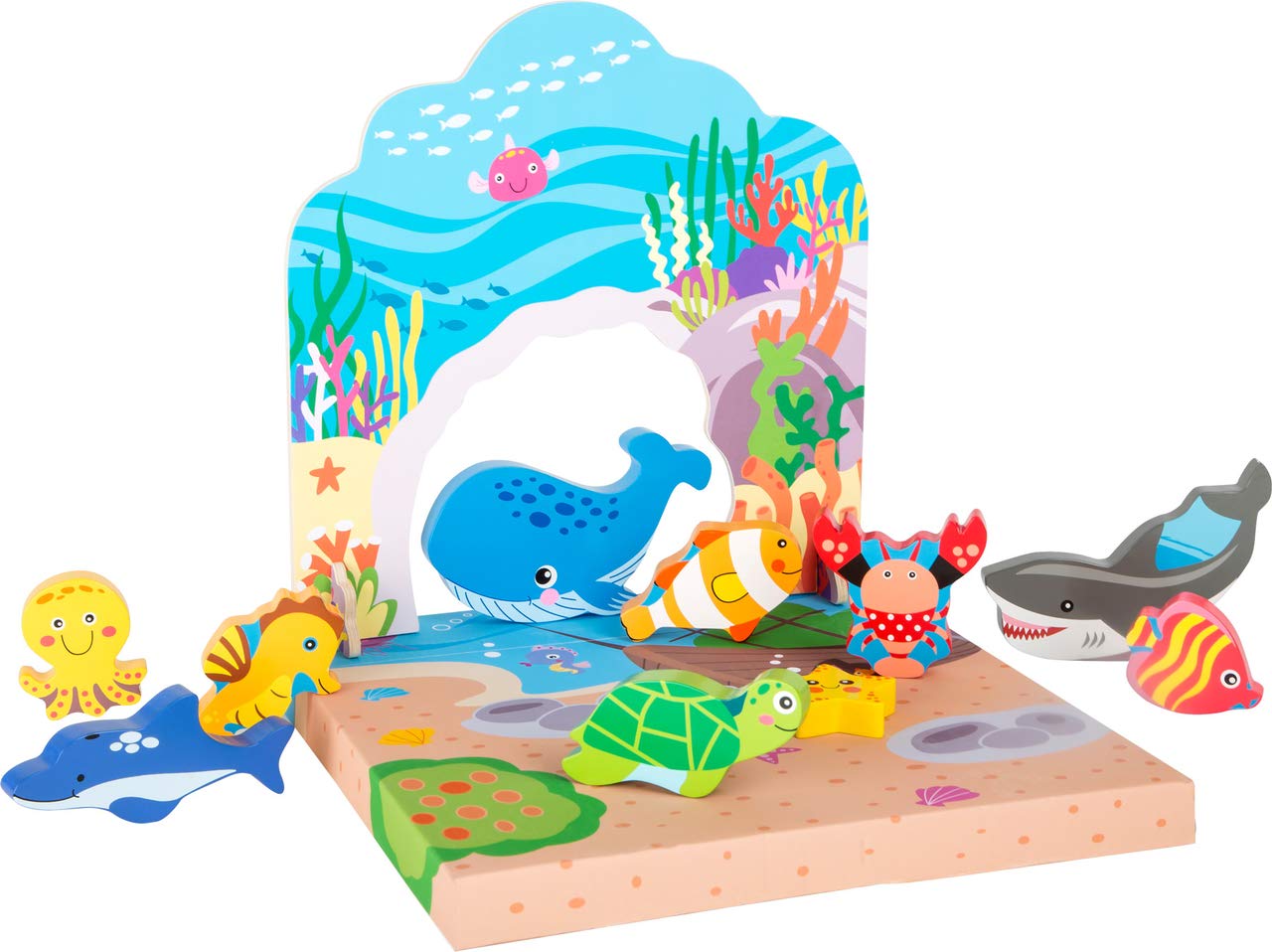 smallfoot 10533 costruzioni legno animali marini