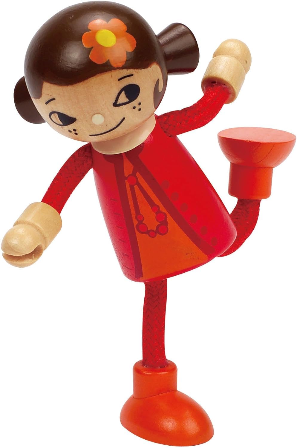 Hape Famiglia Moderna Mamma bambola in legno snodata
