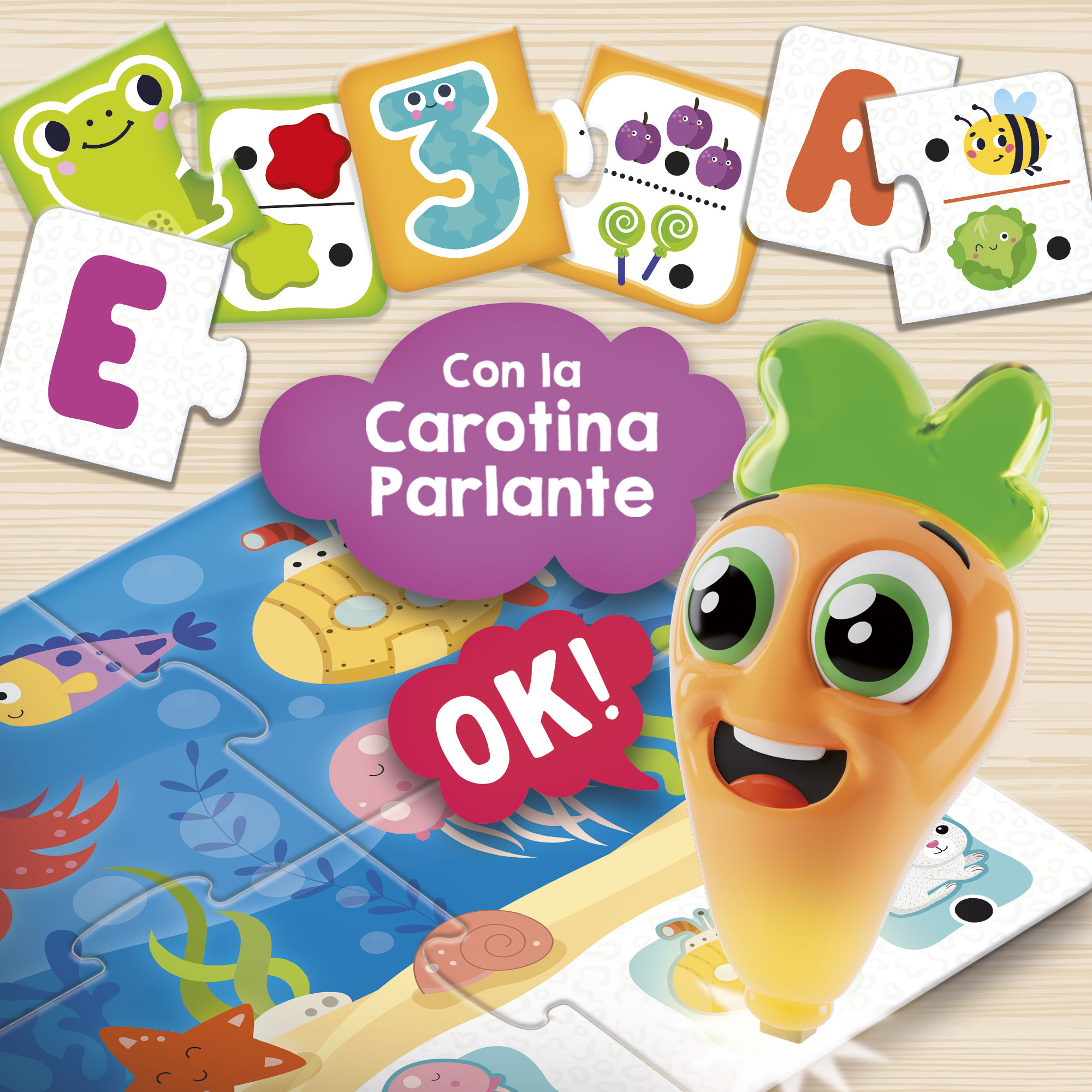 Lisciani Carotina Baby Penna Parlante 20 giochi educativi logica