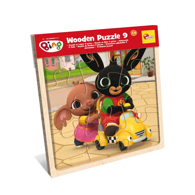 Lisciani Bing Wooden Puzzle 9 puzzle legno bambini