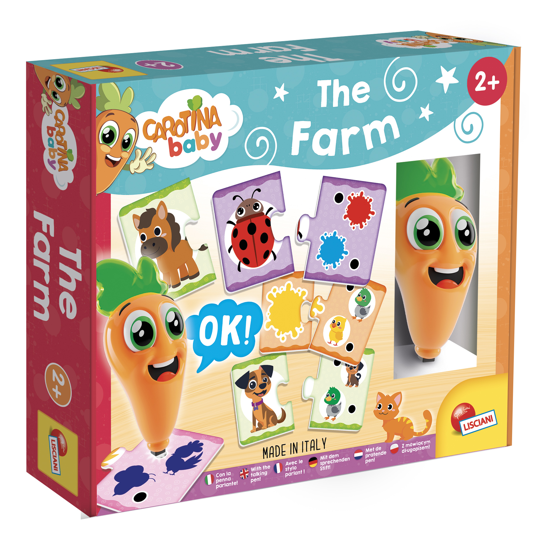 Lisciani Carotina Baby Penna Parlante The Farm gioco fattoria
