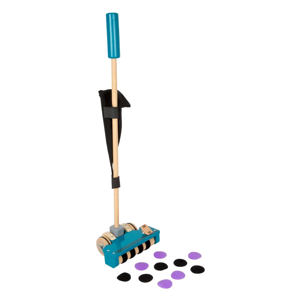 smallfoot 11735 Aspirapolvere Legno da Spingere dai 18 mesi