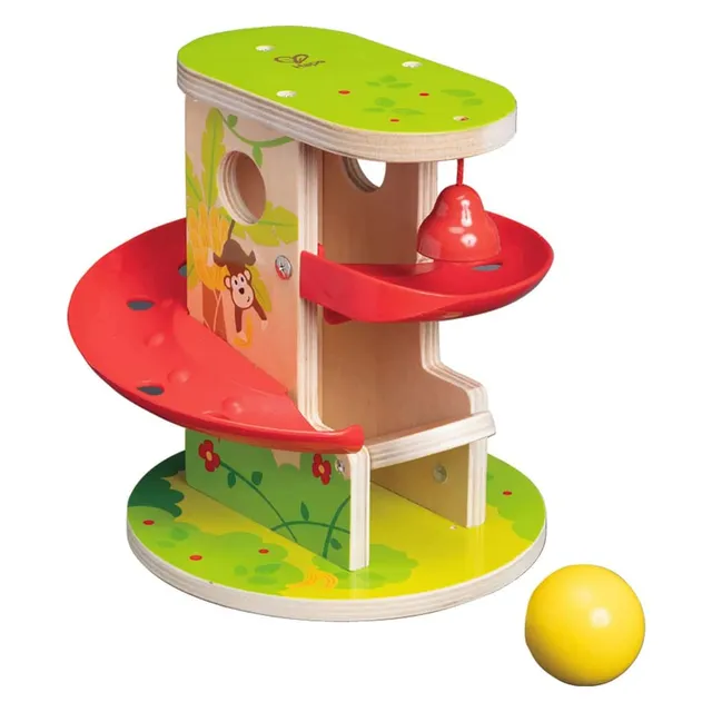Hape Quadrilla Dschungel-Rutsche pista biglie giungla 18 mesi