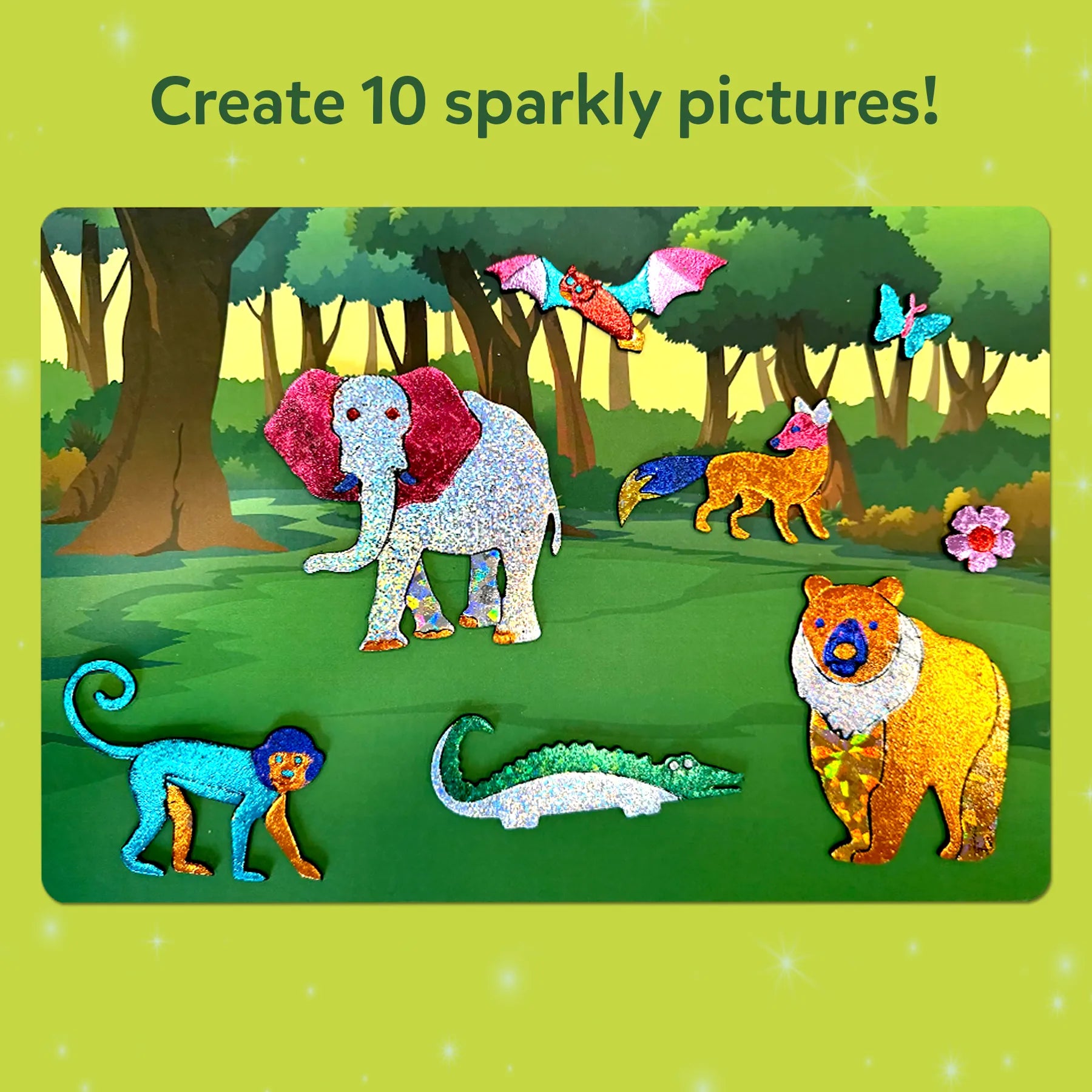 Skillmatics Foil Fun World of Animals kit foil animali