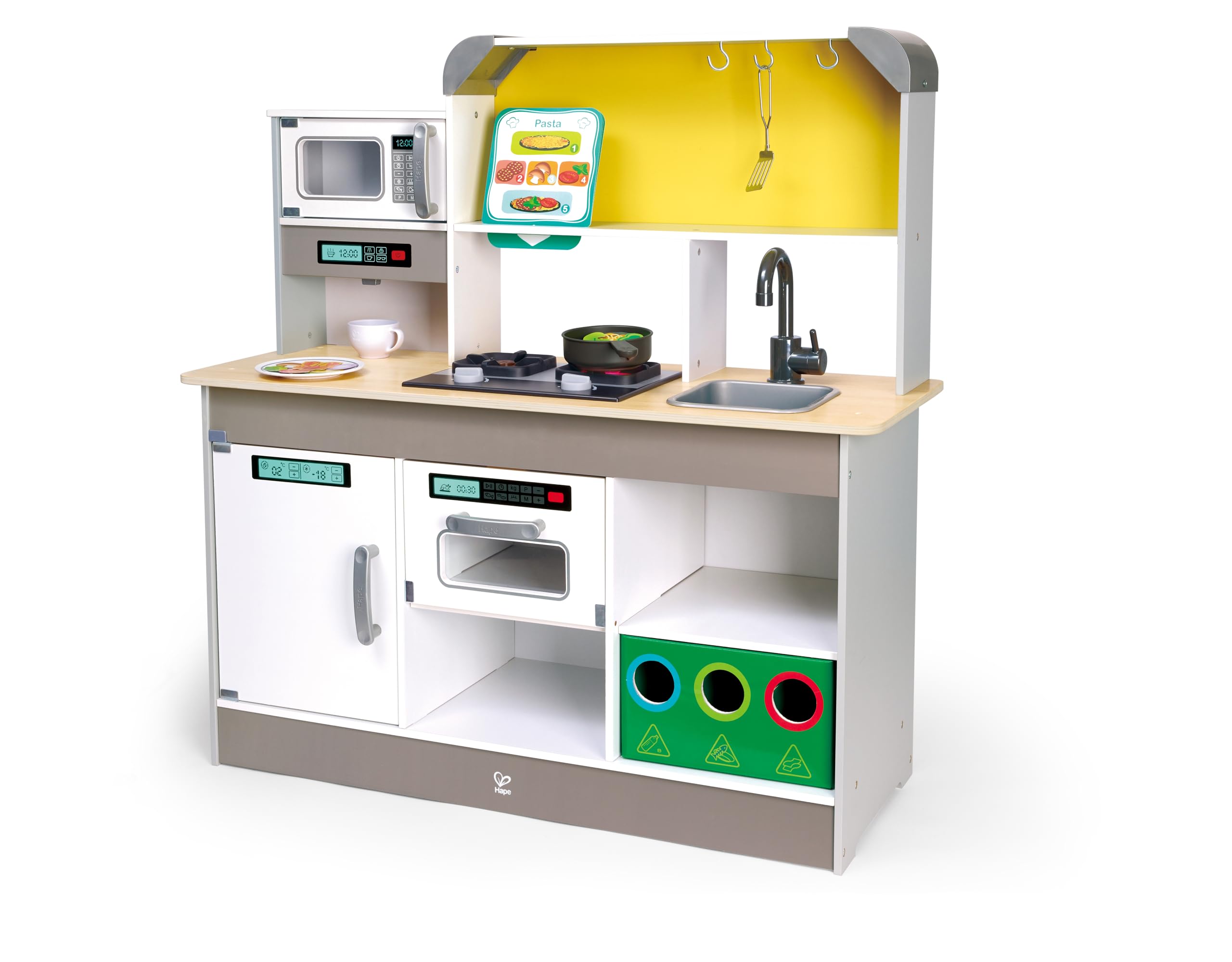 Hape Deluxe E3177 cucina gioco legno microonde