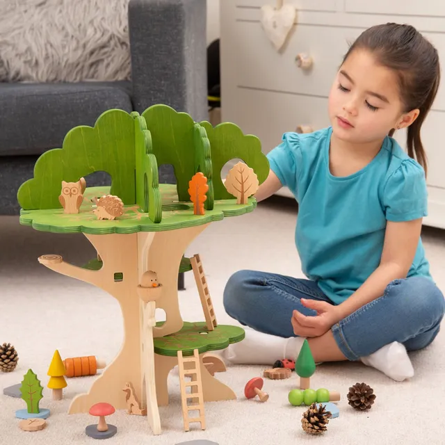 Tickit Woodland Trail Treehouse casetta albero legno