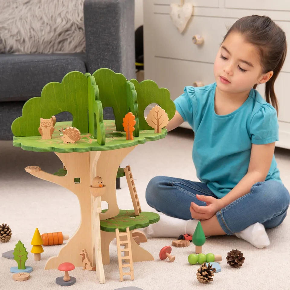 Tickit Woodland Trail Treehouse casetta albero legno