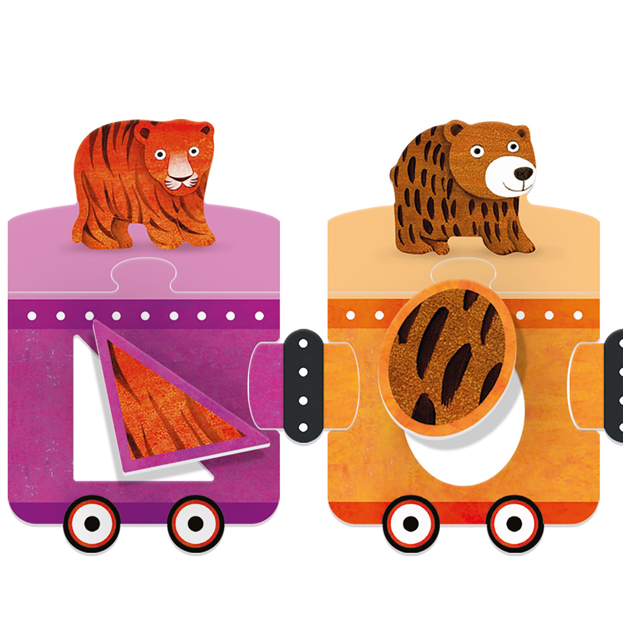 Headu Shapes Colors Tactile Train gioco forme e colori 2-4 anni