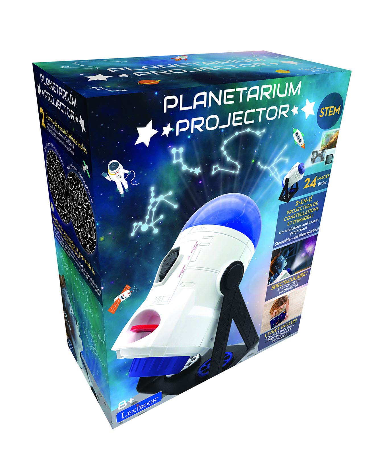 Lexibook NLJ180 proiettore planetario 24 immagini