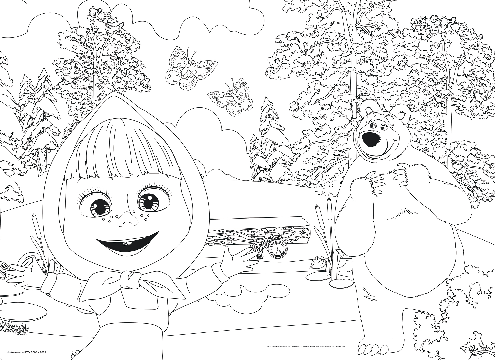 Lisciani Masha Eco-Puzzle Df 24 puzzle 24 pezzi eco