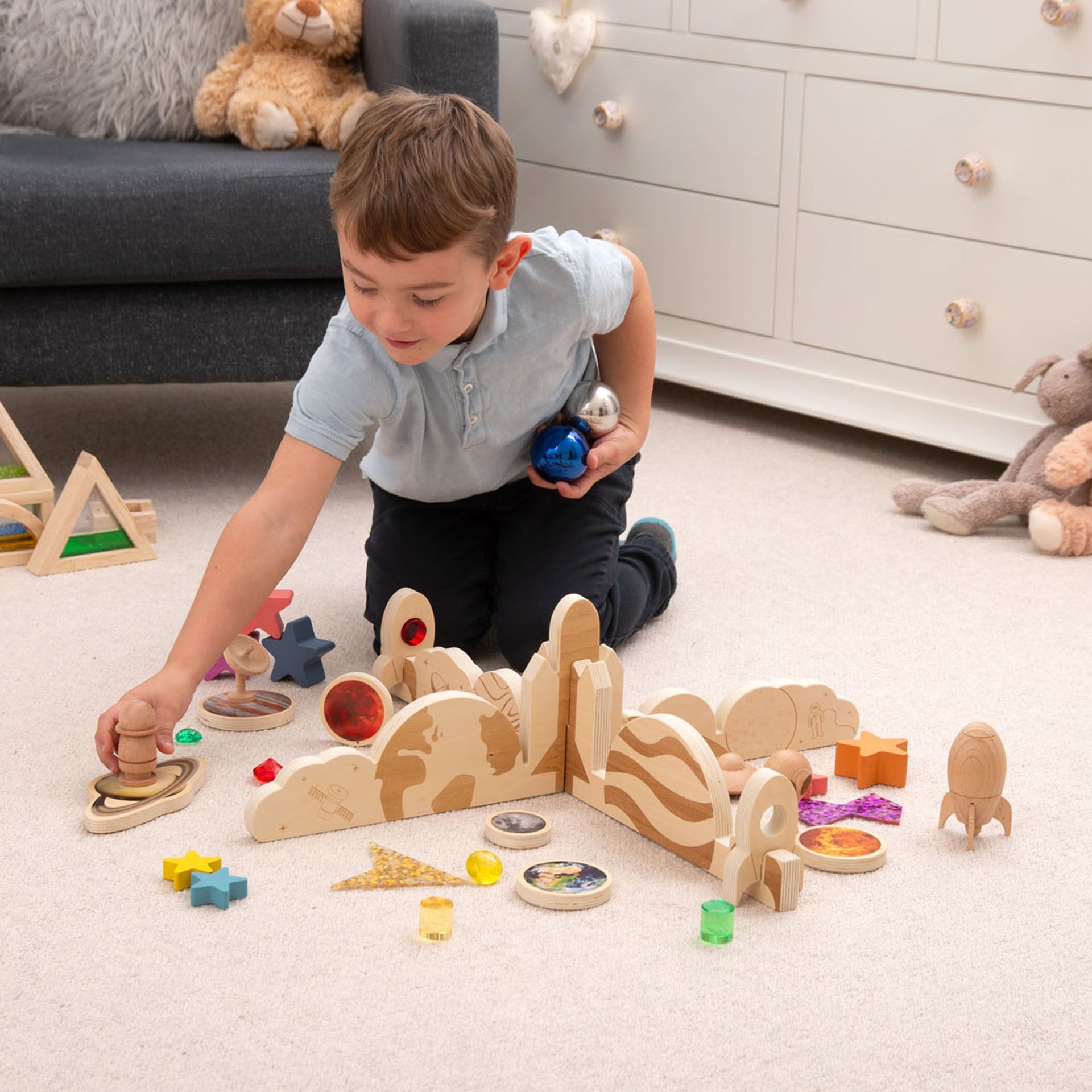 Tickit Discovery Space Dividers divisori legno 2 pezzi spazio