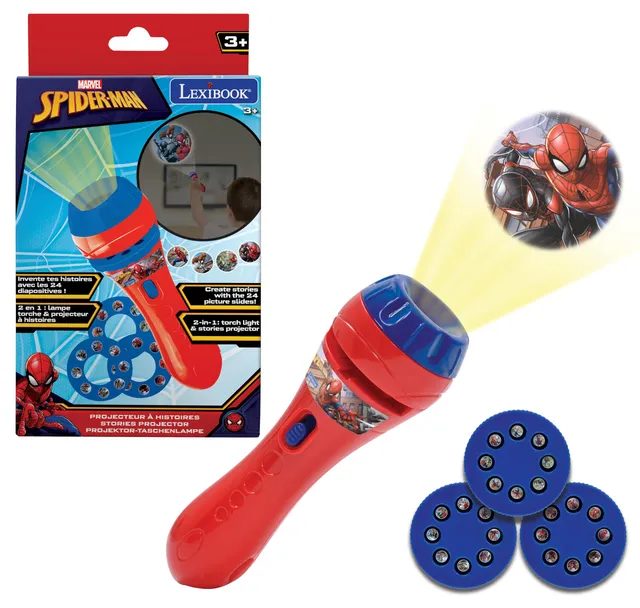 Lexibook Spider-Man LTC050SPLXB proiettore storie con torcia