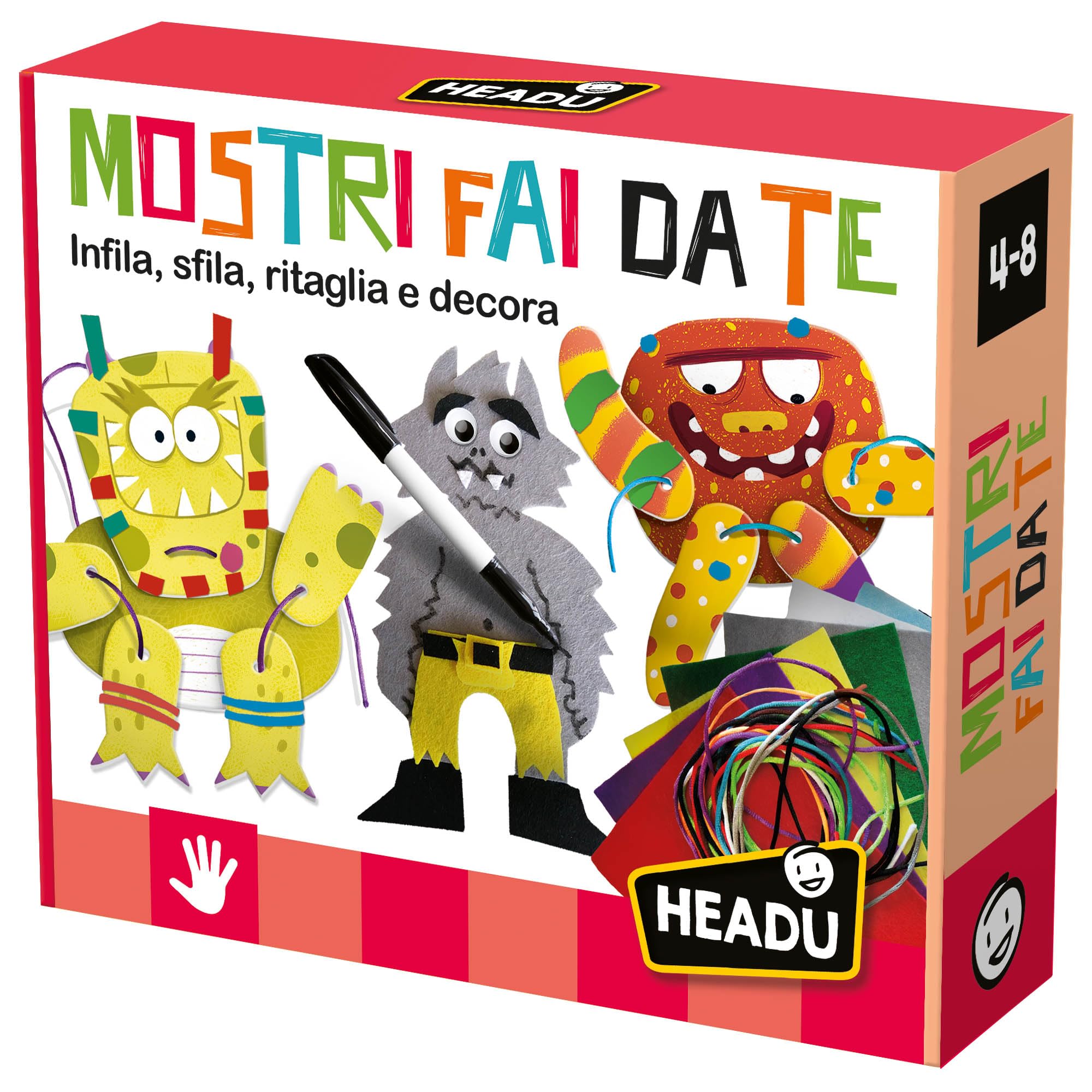 Headu Collage Creations kit collage creativo 5-8 anni