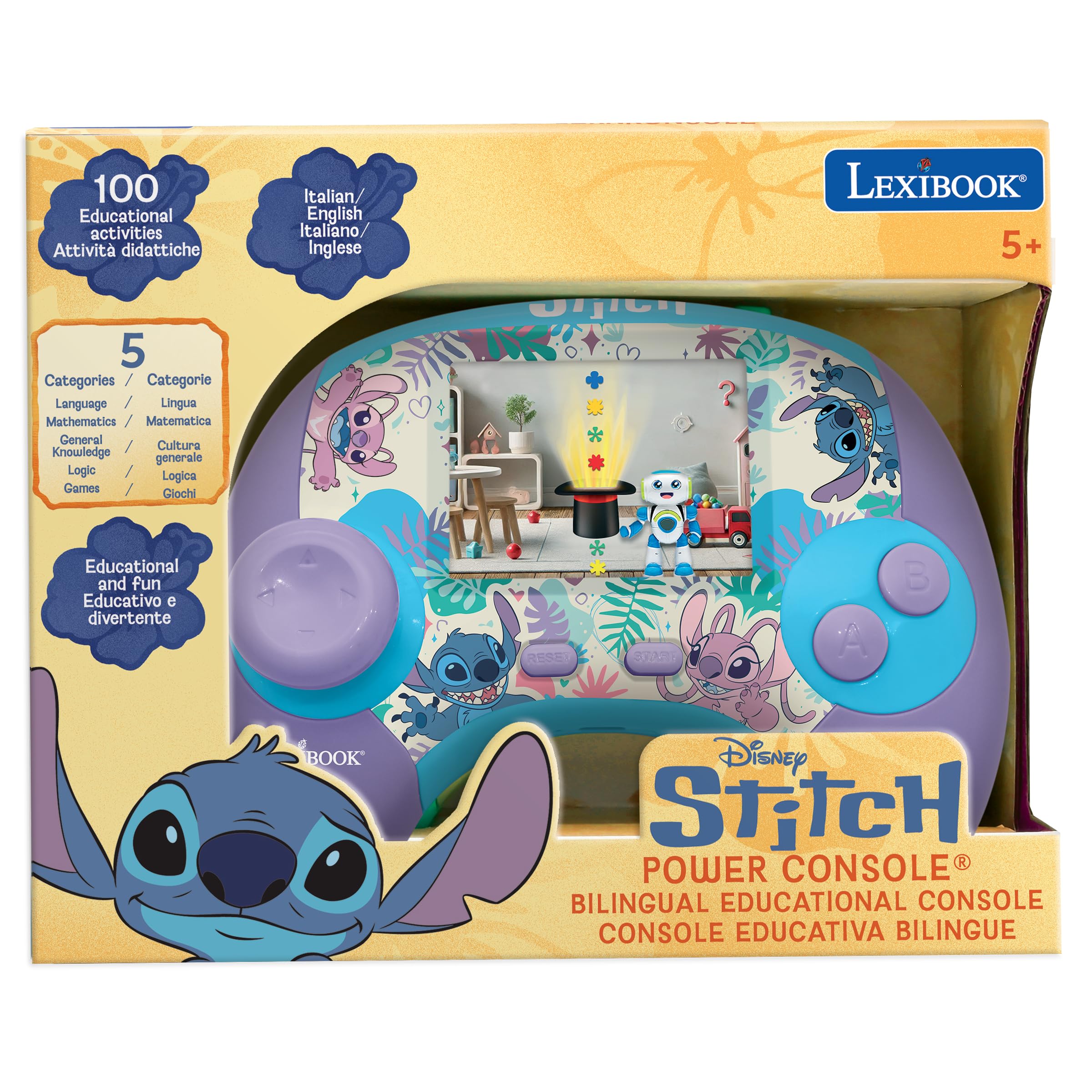 Lexibook Stitch JCG100Di5 console educativa bilingue