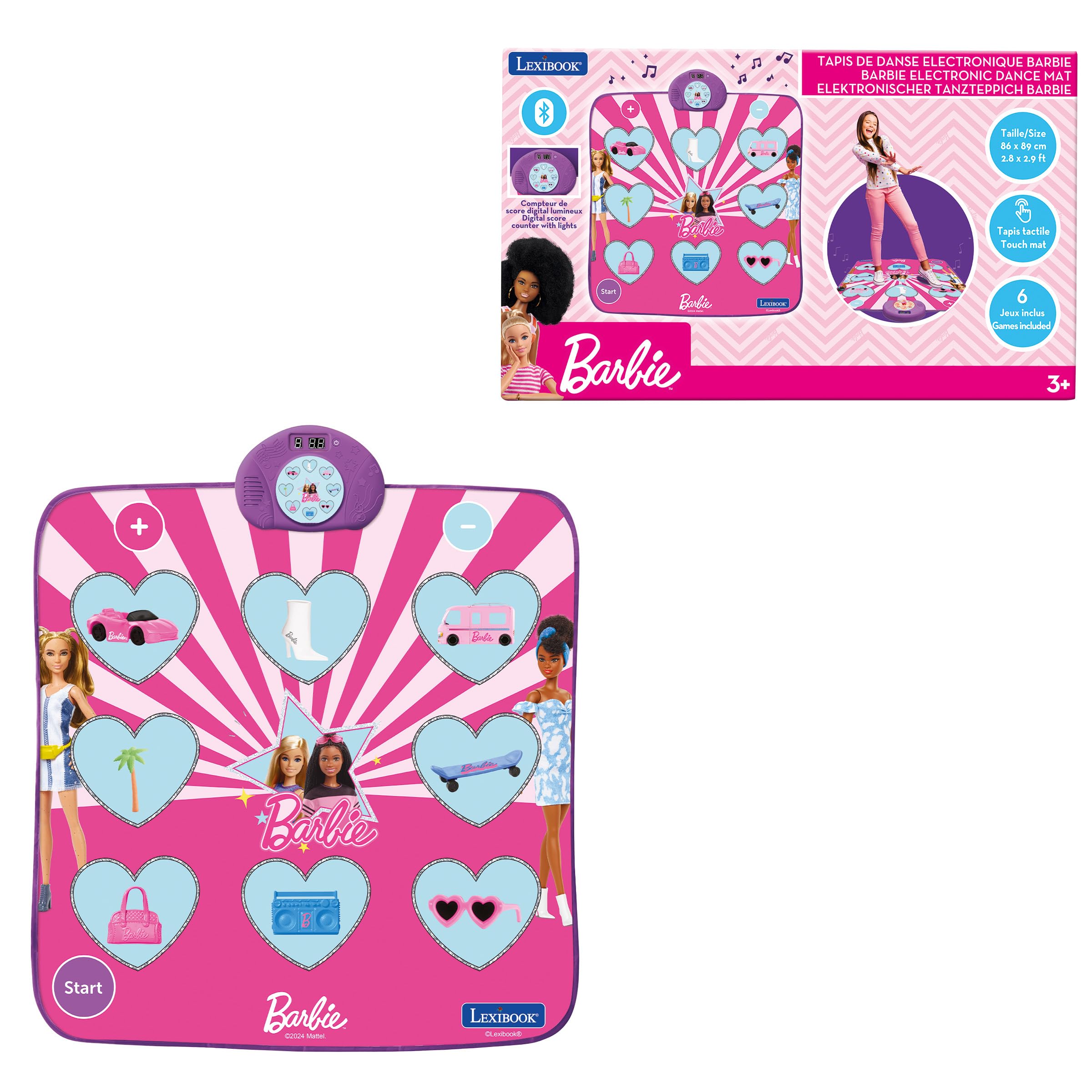 Lexibook Gabby DM10GDH Tappeto Danza Elettronico Viola