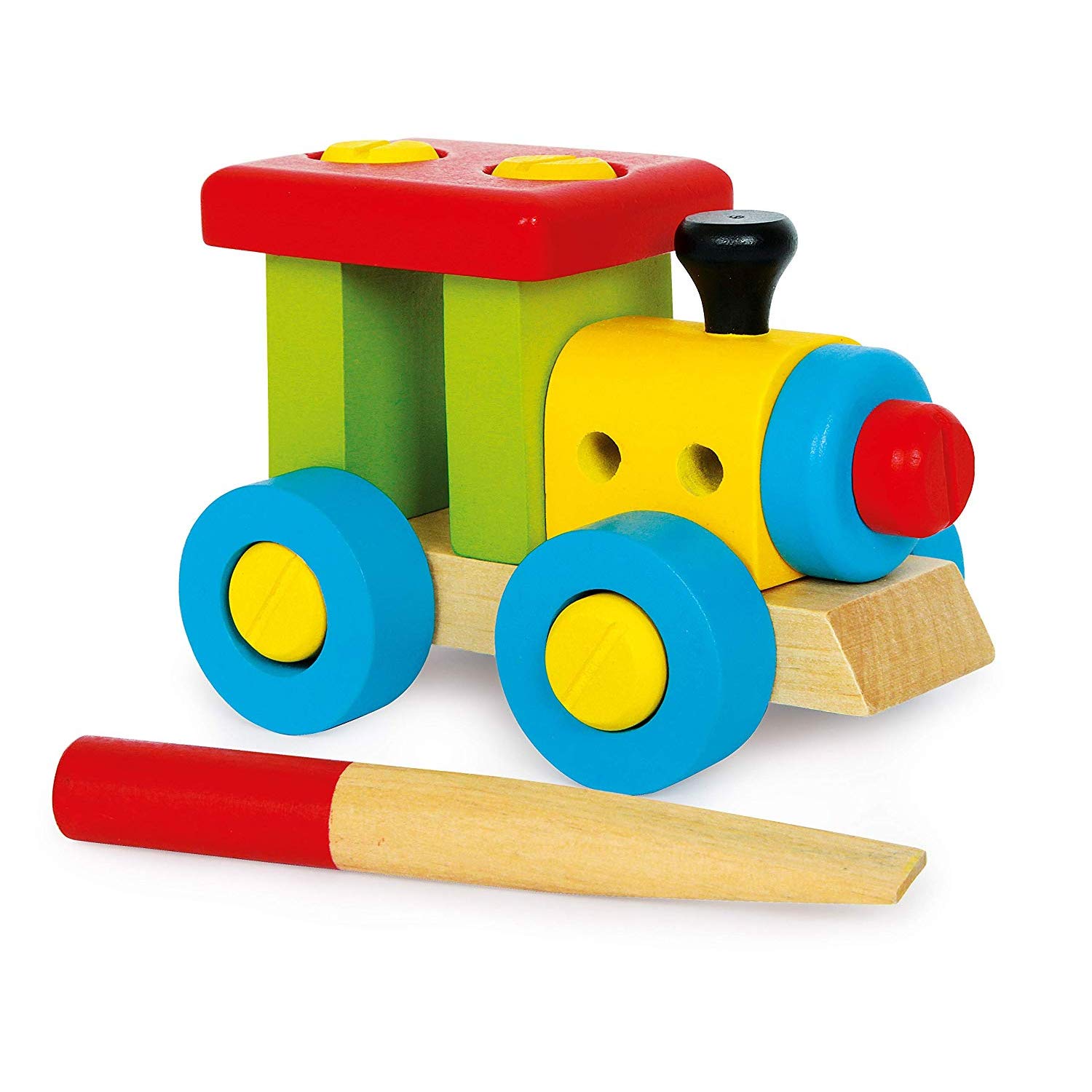 smallfoot 10955 locomotiva in legno multicolore