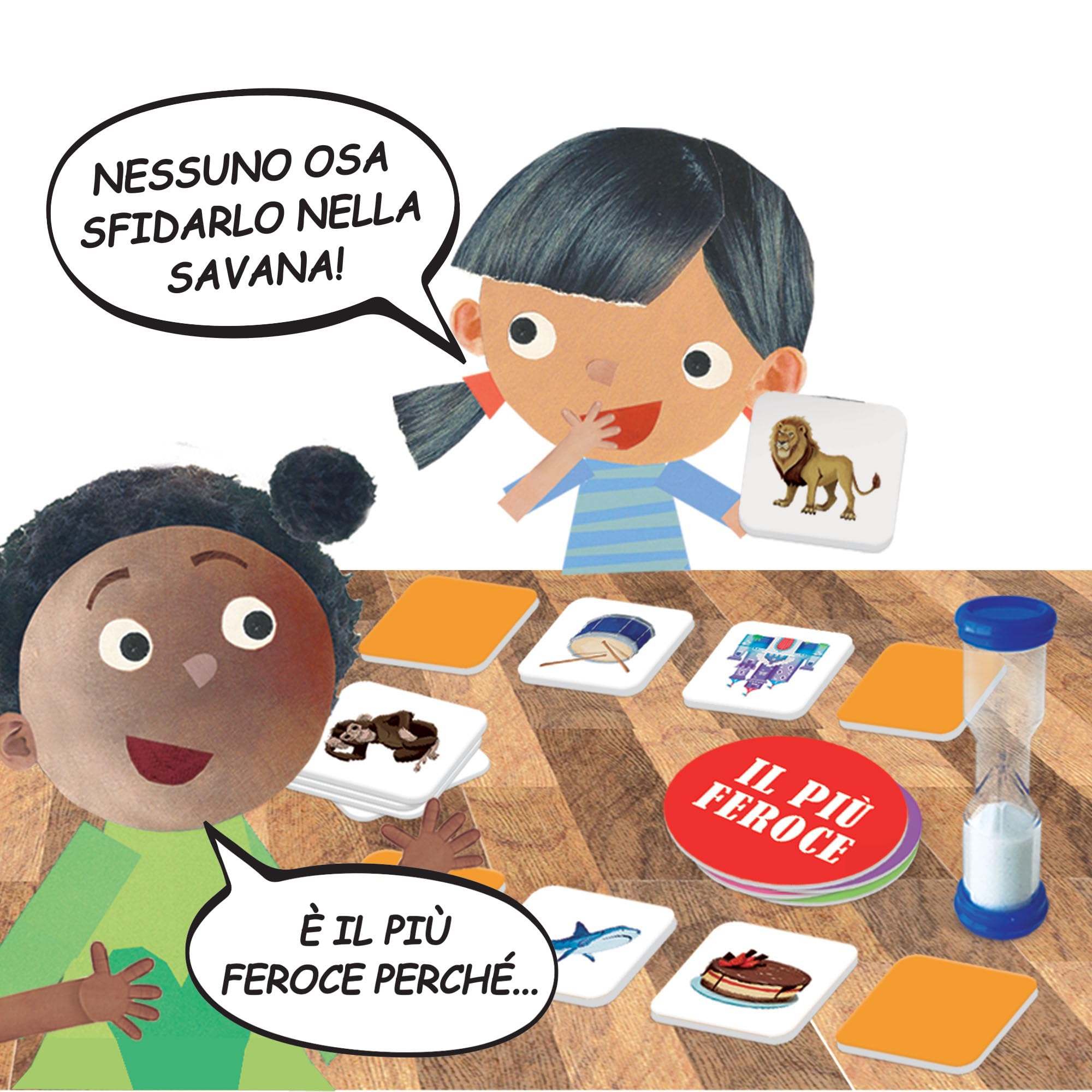 Headu Dì la Tua! gioco di società argomentazioni 6-8 anni