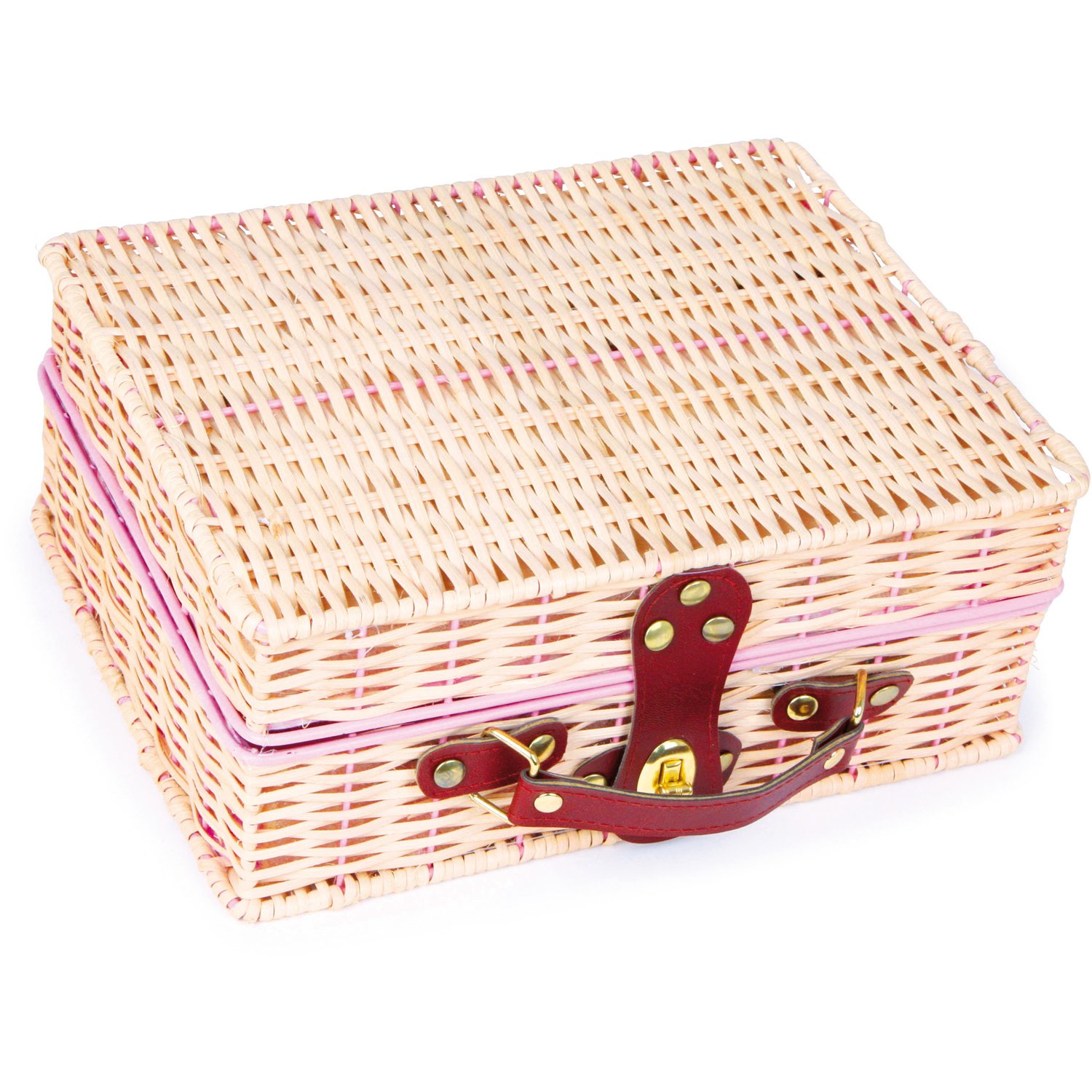 smallfoot Merendina 2848 cesto picnic legno con alimenti