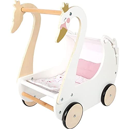 smallfoot Cigno carrozzina bambole legno fino 46 cm