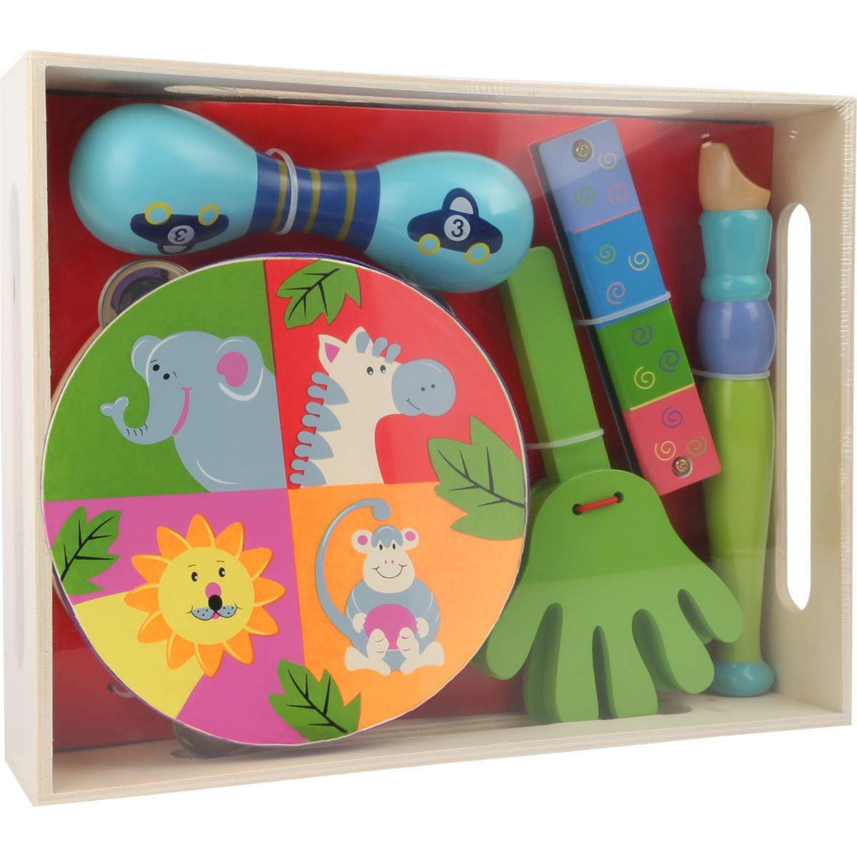 smallfoot Safari 6963 set musicale legno per bambini