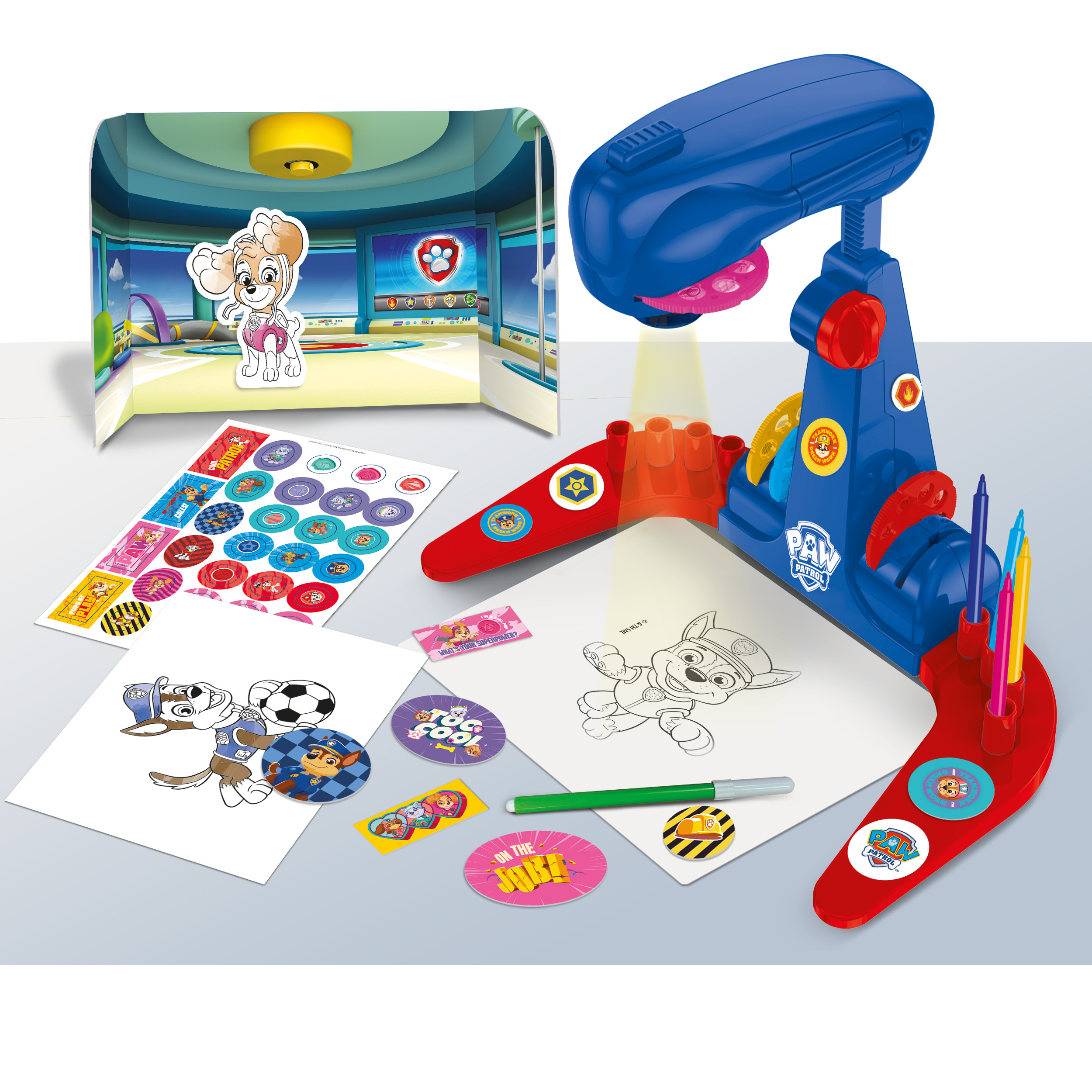 Lisciani Paw Patrol Projector Drawing School proiettore disegno LED