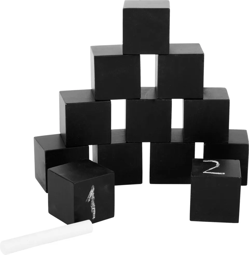 smallfoot 11194 Cubi Lavagna in Legno da Scrivere