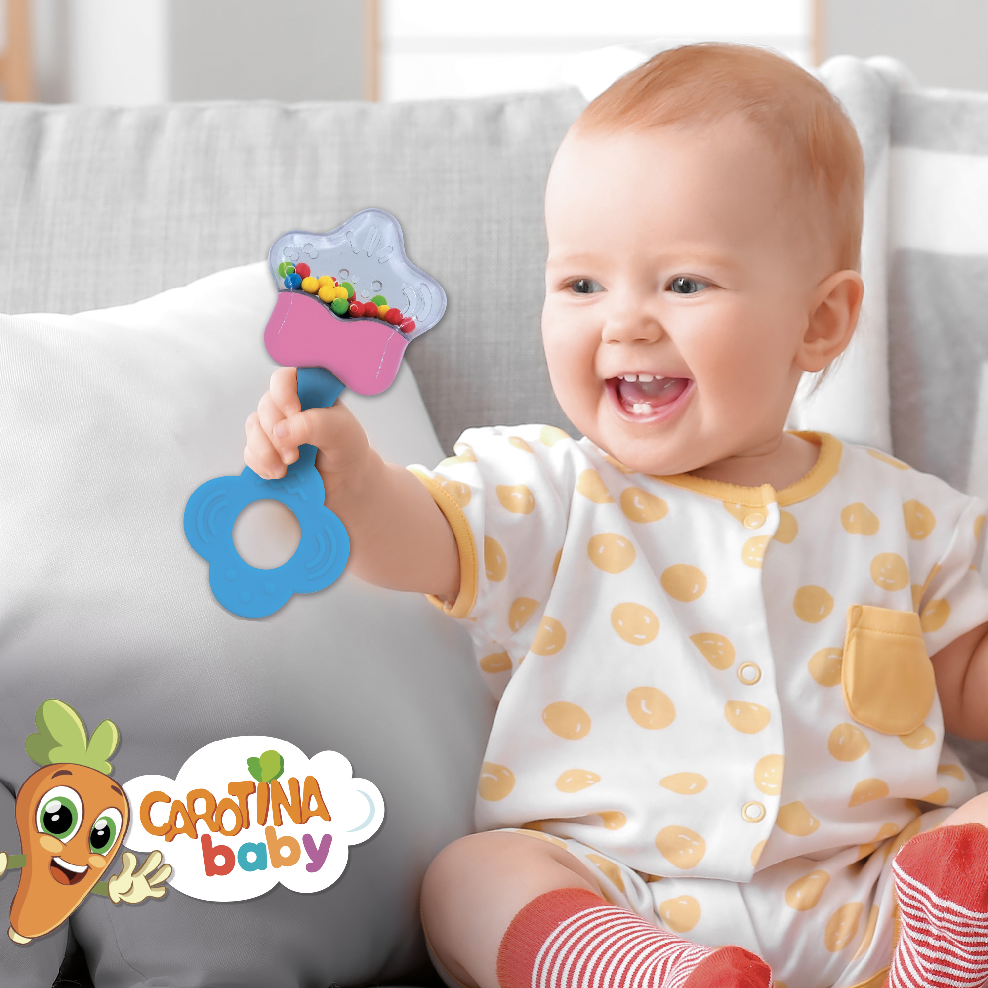 Lisciani Carotina Baby First Toys sensoriali 5 pezzi