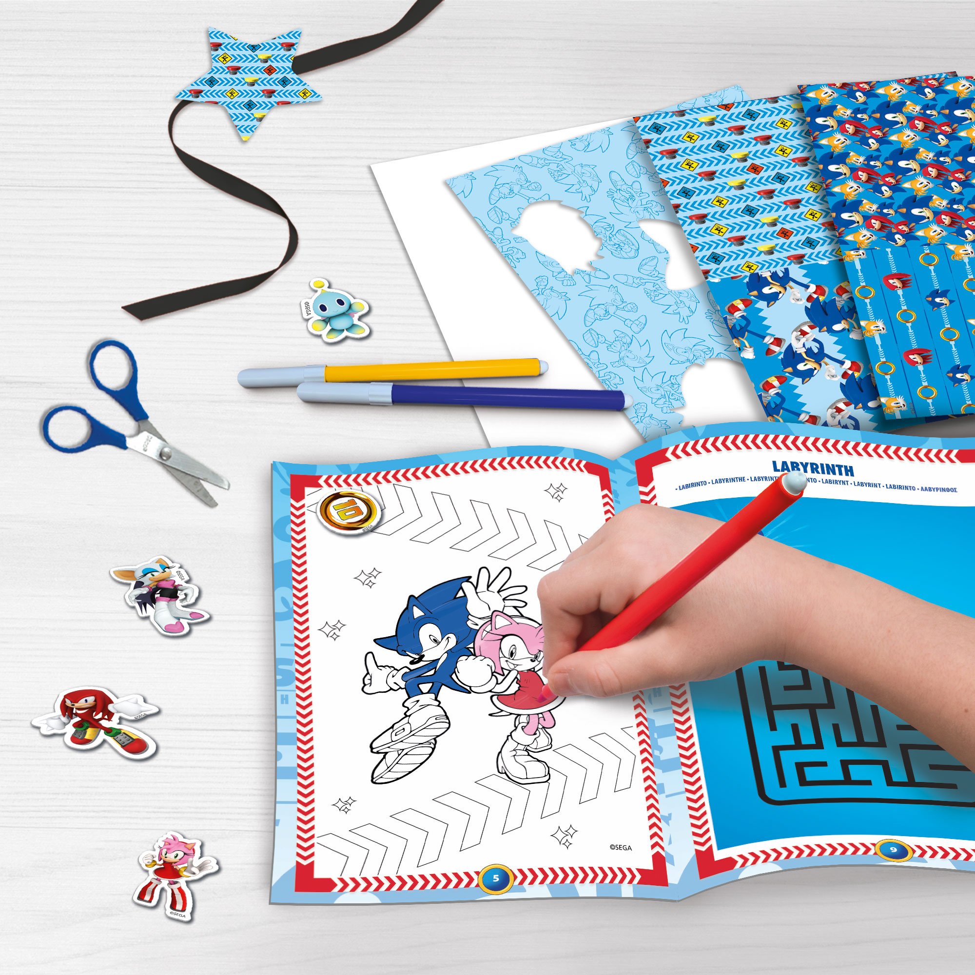 Lisciani Sonic Creative Desk Kit set scrivania da disegno