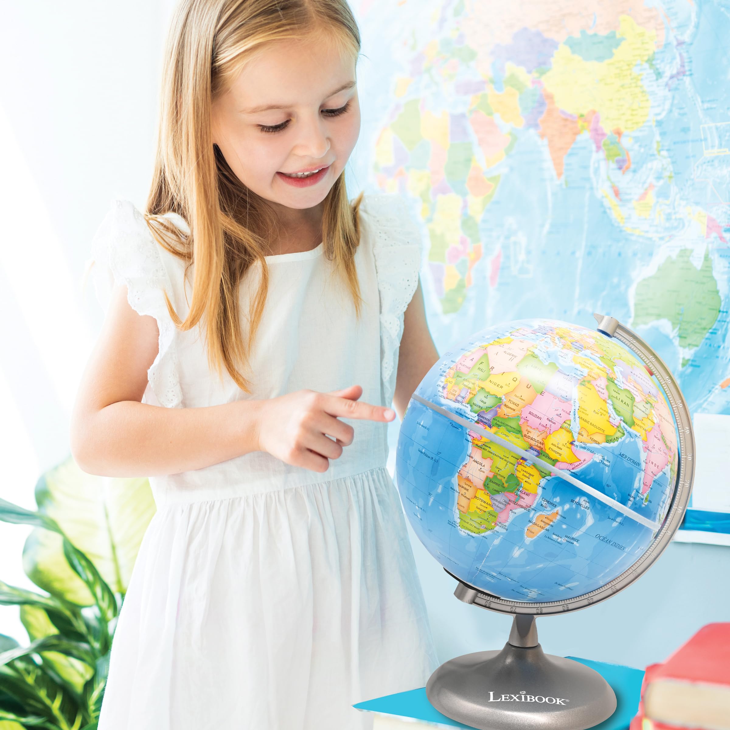 Lexibook globo giorno e notte luminoso costellazioni USB
