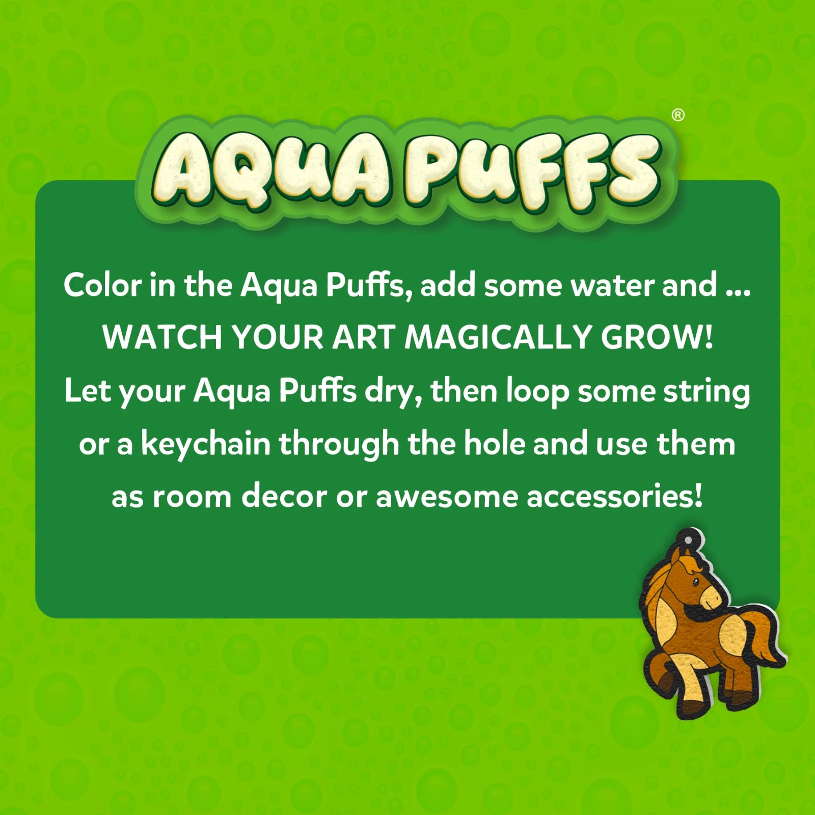 Skillmatics Aqua Puffs Animal Friends kit 3D animali