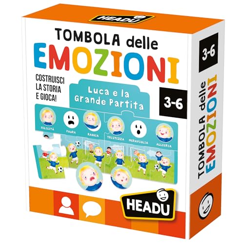 Headu Tombola Emozioni gioco educativo 3-6 anni