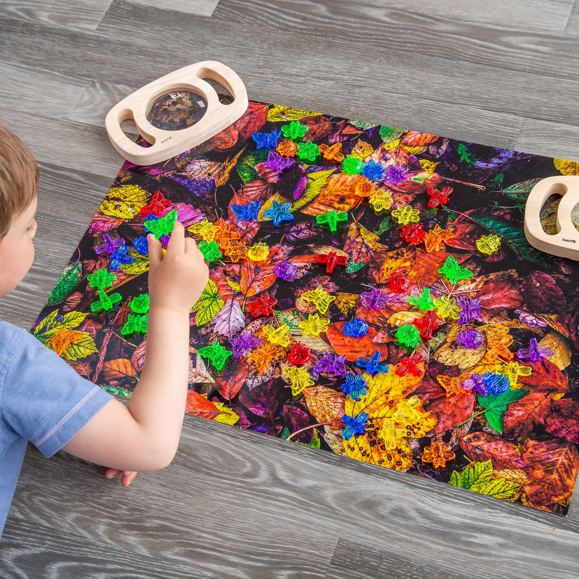Tickit Autumn Leaves tappeto gioco A2 foglie autunno