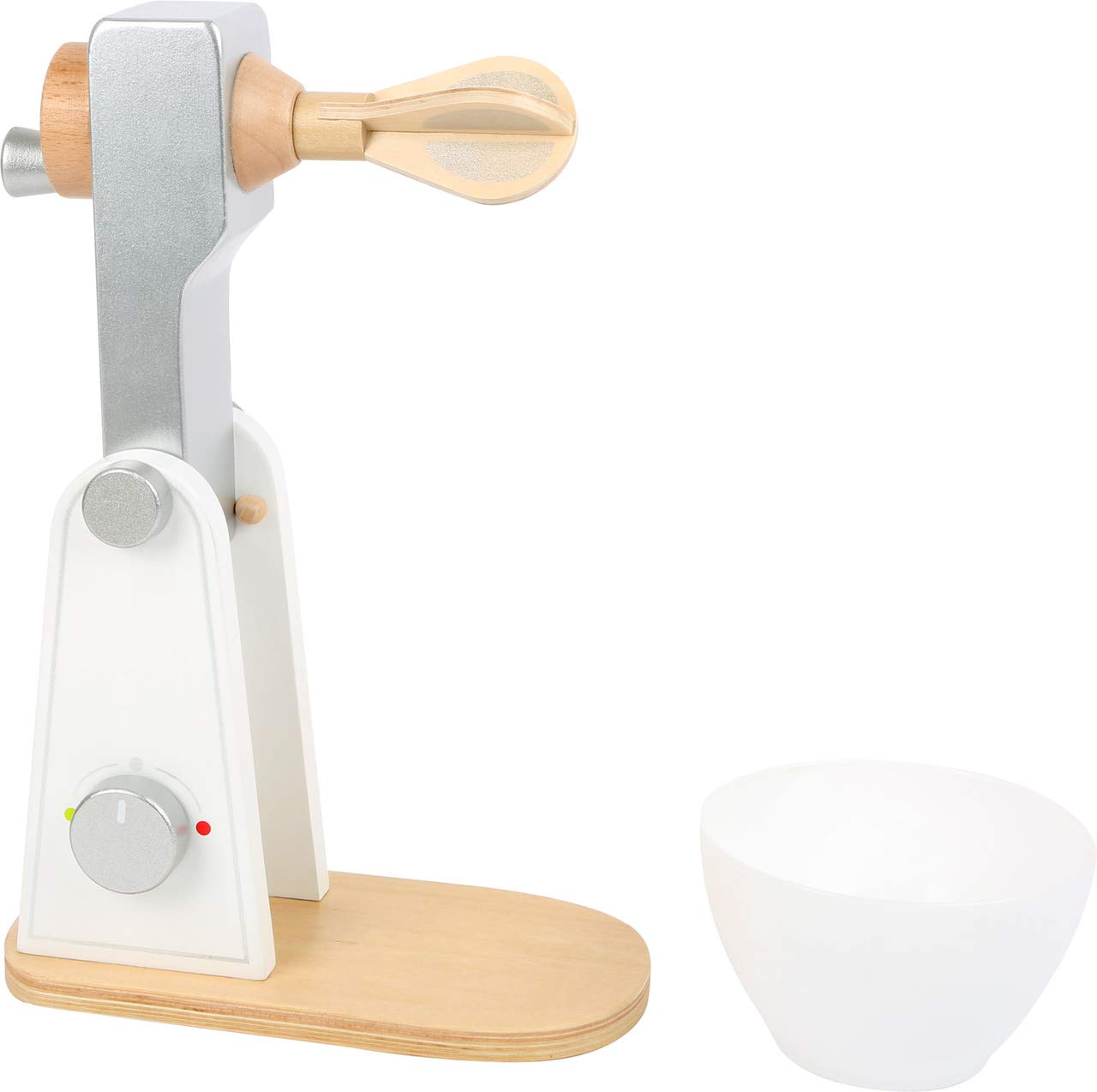 smallfoot 10595 sbattitore cucina bambini legno con ciotola
