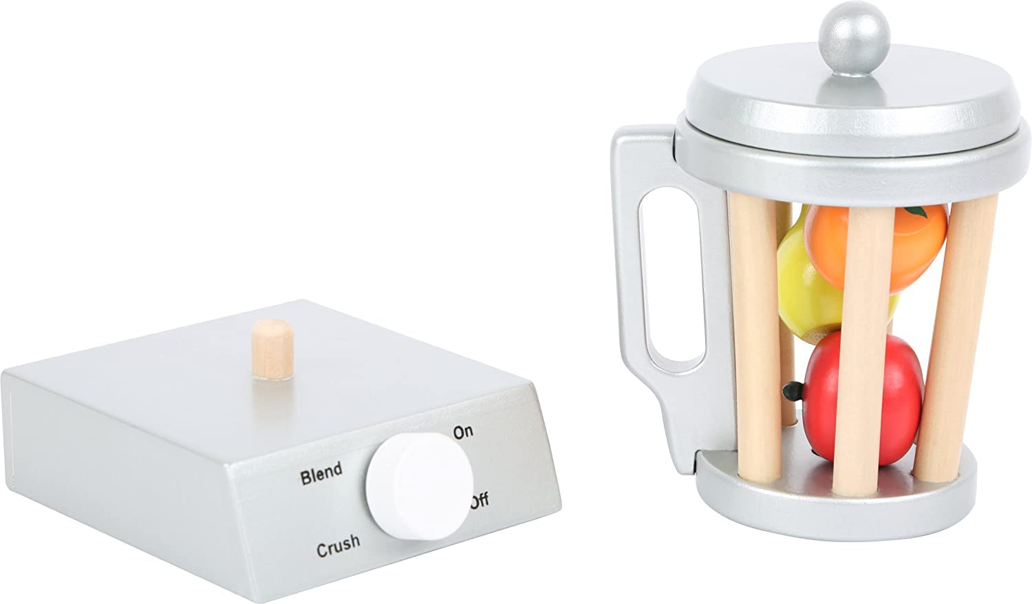 smallfoot 10596 Frullatore cucina gioco legno con frutta